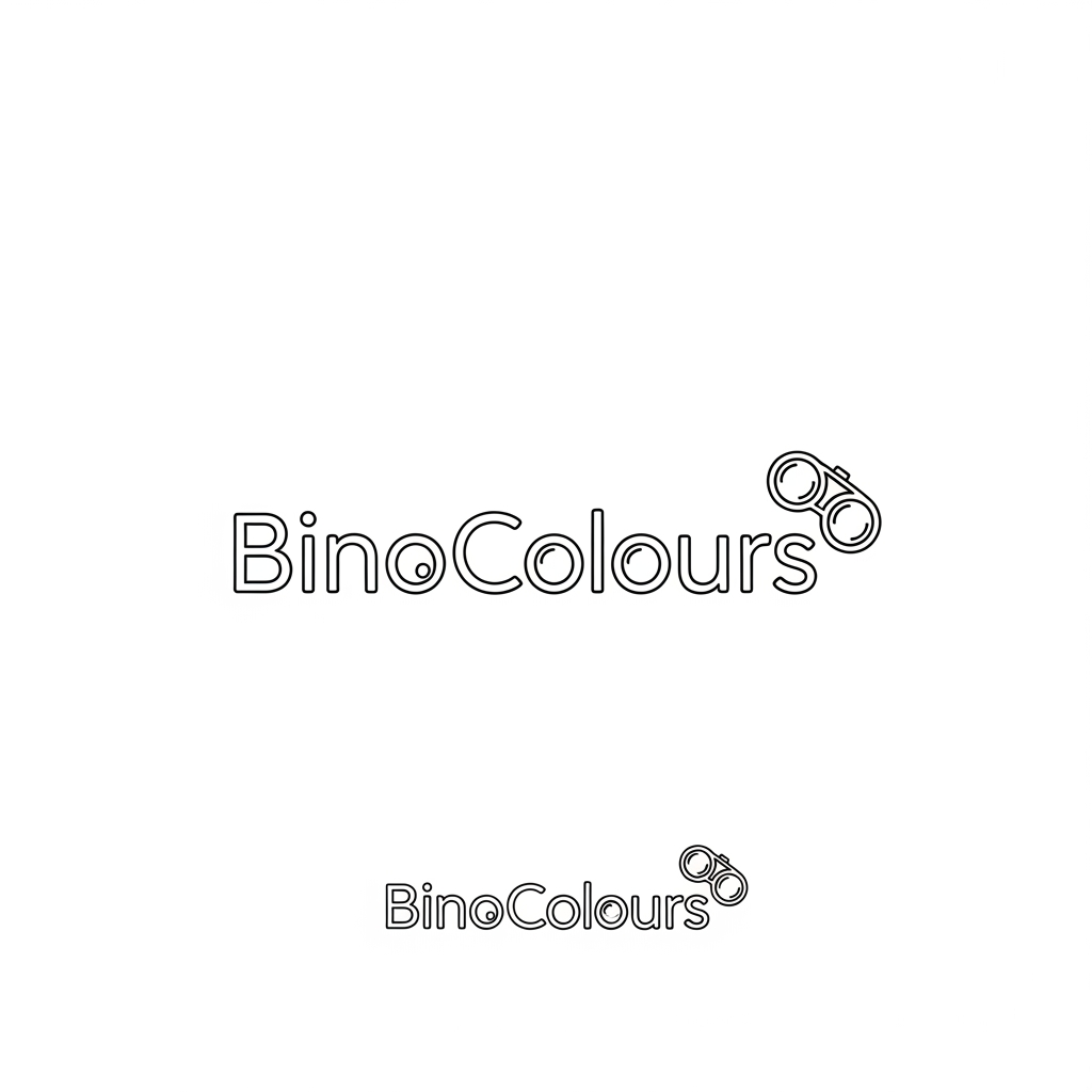 AI Design for Create logo explorations for The Binoculours.
Concepts
Wordmark options
Icon mark options (can be used as favicon)
Monochrome version
Definition of done
3 directions to choose from
One selected direction refined for web + print
Design a logo for BinoColours using clever visual wordplay, but the logo needs to be very minimal, one line design. The logo should subtle transform the two binocular lenses into the design. It is for my blog which is an educative discovery platform about earth, universum, nature, animals and historical subjects. I want to dive into the weird interesting facts. so no blogs explaining what a volcano is, but explain why some volcanoes have blue lava.