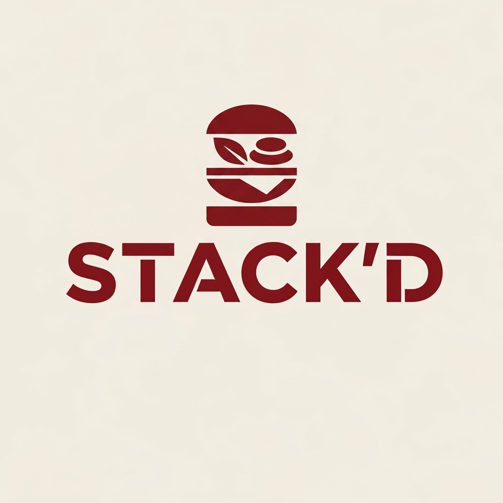 AI Design for i like this one but not the burger on the top and make something unique