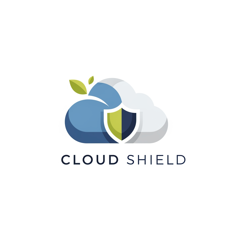 AI Design for i want to create cloud shield logo for my declutter website