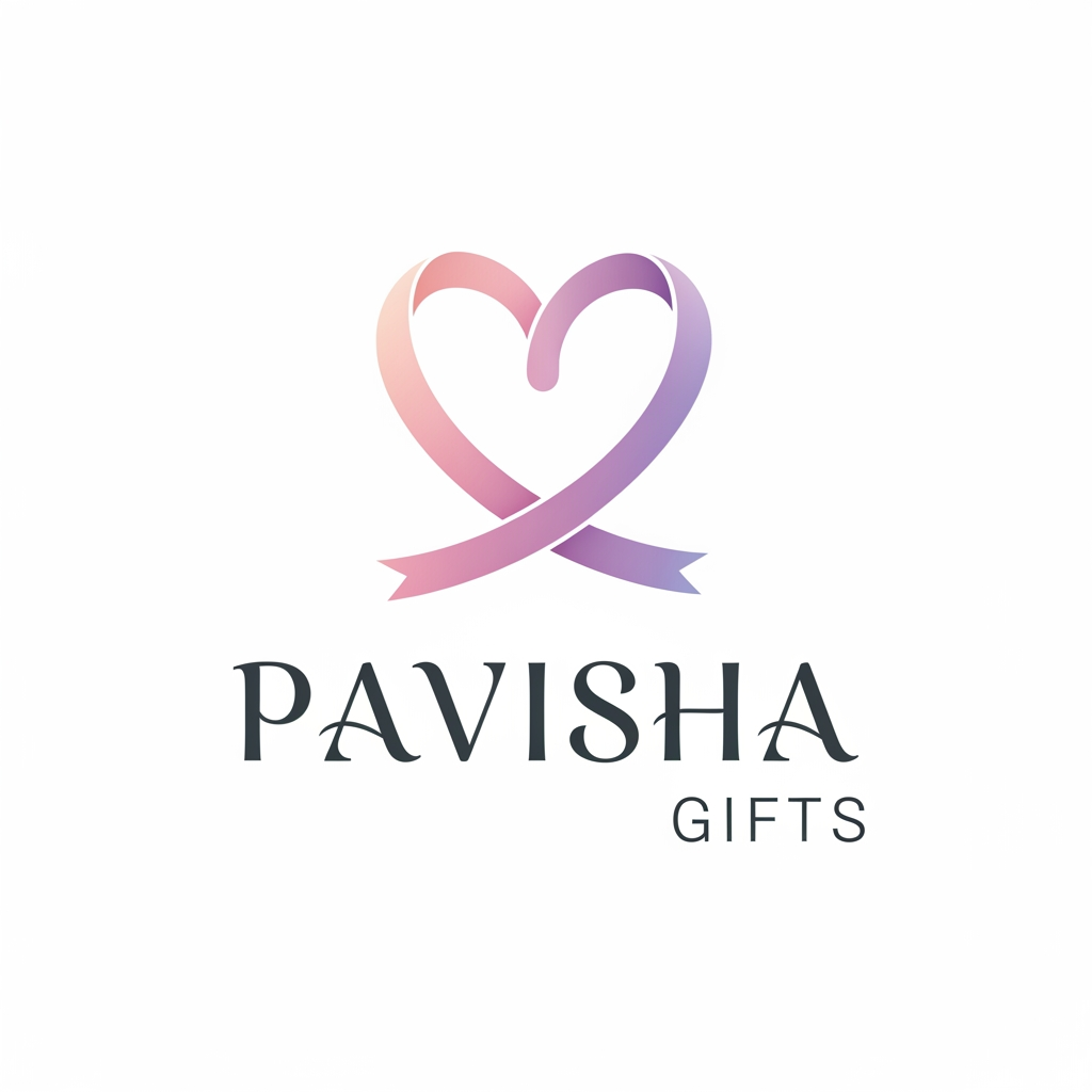 AI Design for Brand name is Pavisha Gifts, create logo