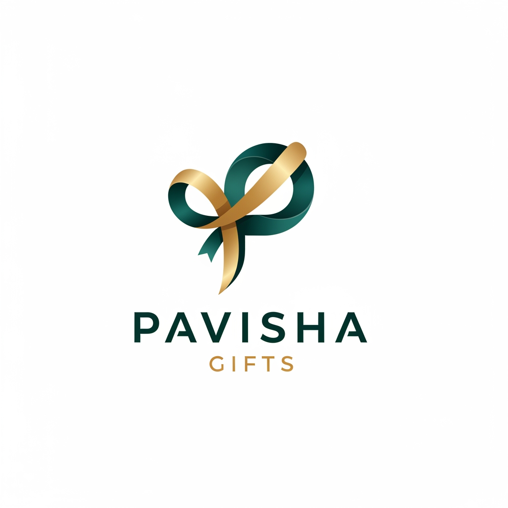 AI Design for Brand name is Pavisha Gifts, create logo