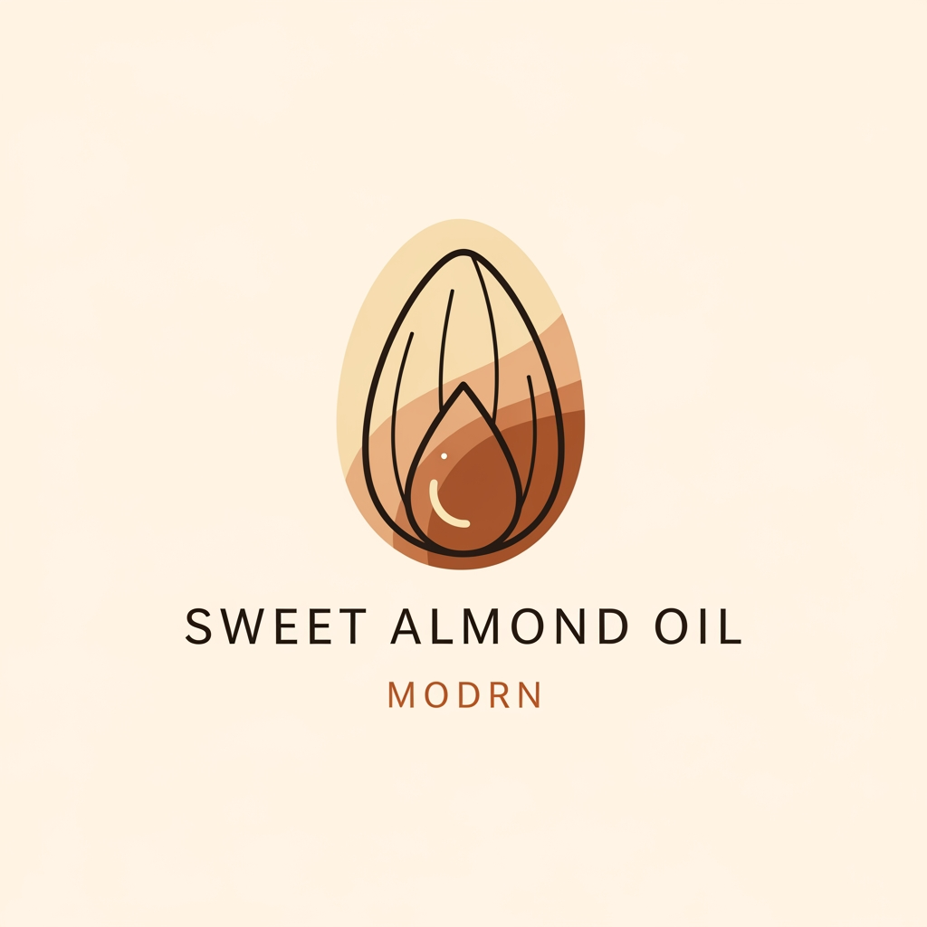 AI Design for I NEED A LOGO FOR MY BRAND SWEET ALMOND OIL MODRN