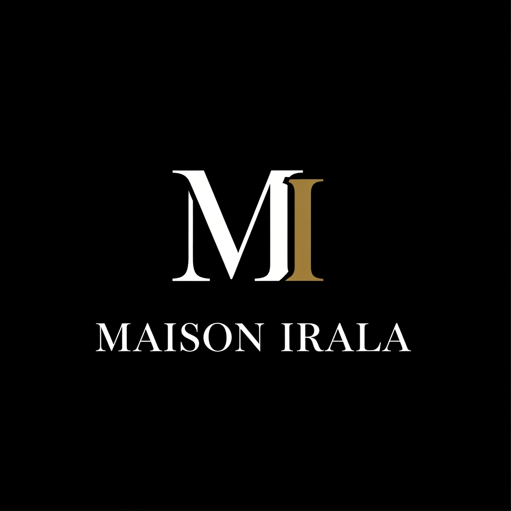 AI Design for i have a lifestyle brand called Maison Irala. i need a logo for it in similar terms of Tom ford, LV, Gucci etc.