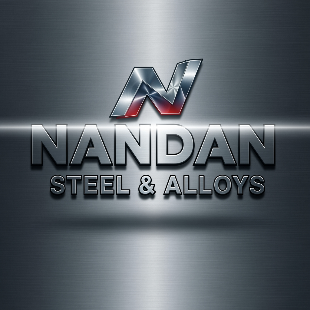 AI Design for NANDAN STEEL & ALLOYS make logo more