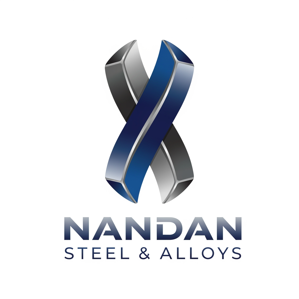 AI Design for NANDAN STEEL & ALLOYS make logo more