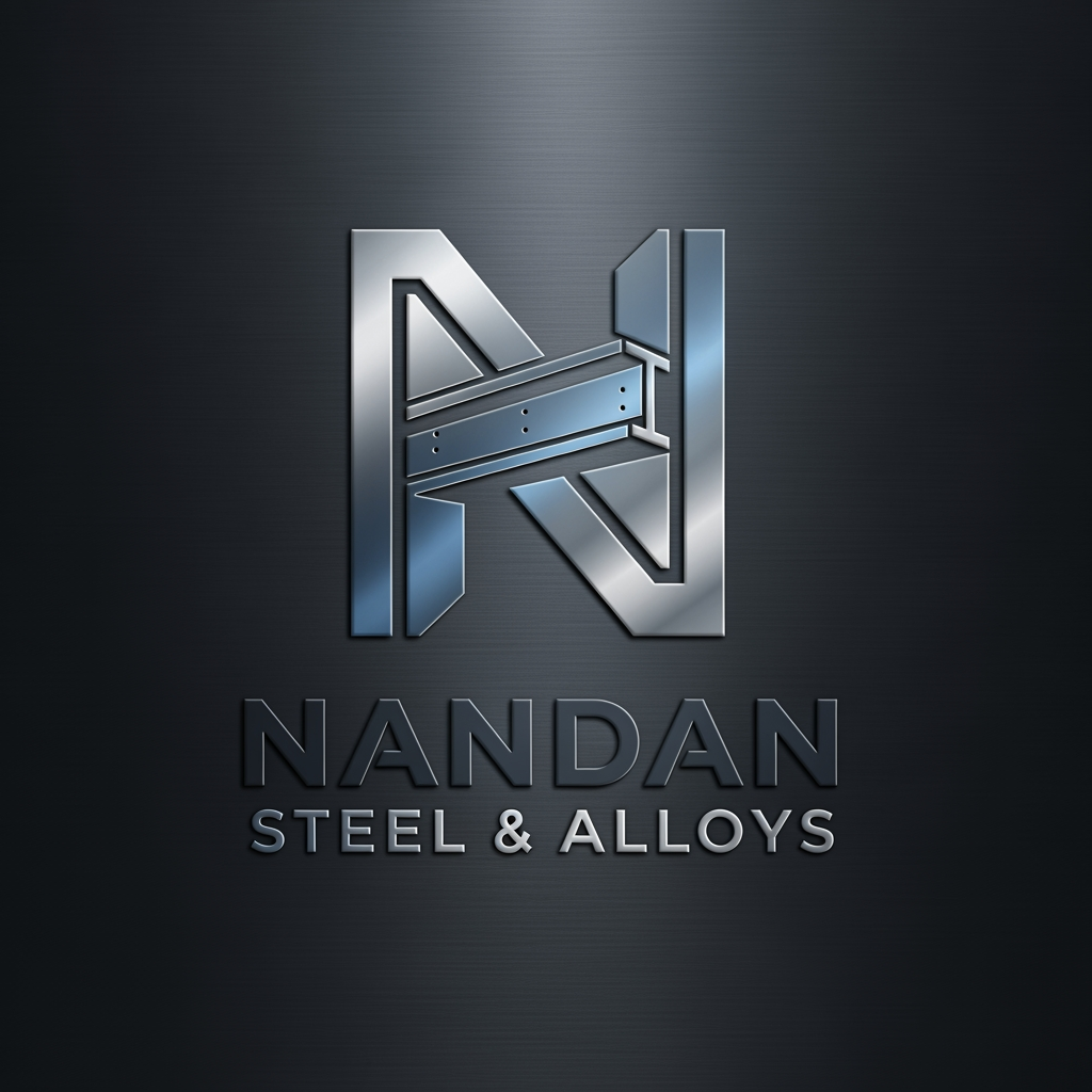 AI Design for NANDAN STEEL & ALLOYS make logo more