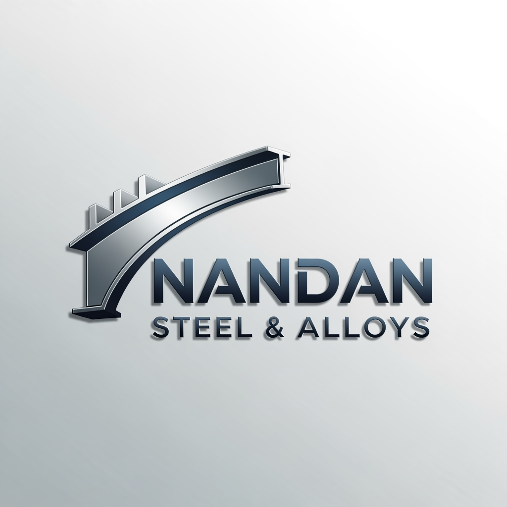 AI Design for NANDAN STEEL & ALLOYS make logo more