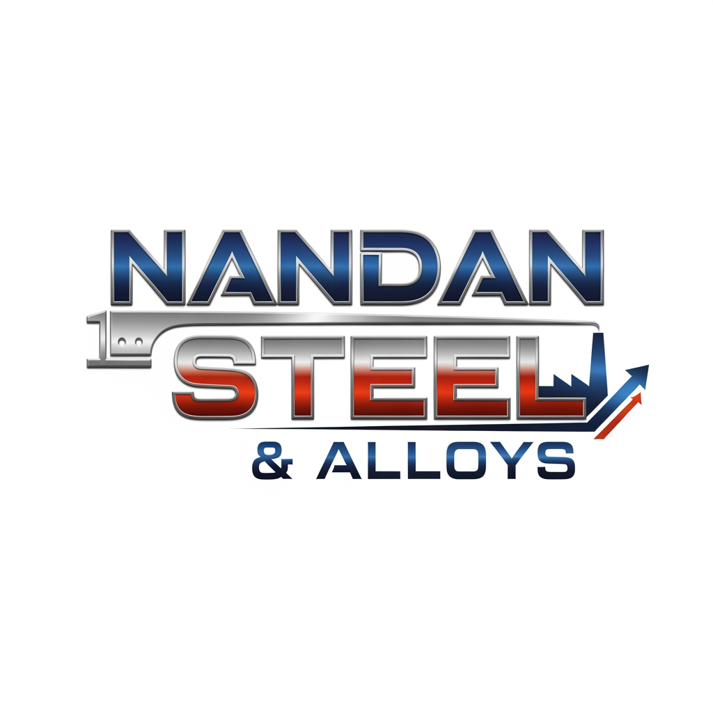 AI Design for NANDAN STEEL & ALLOYS make logo more