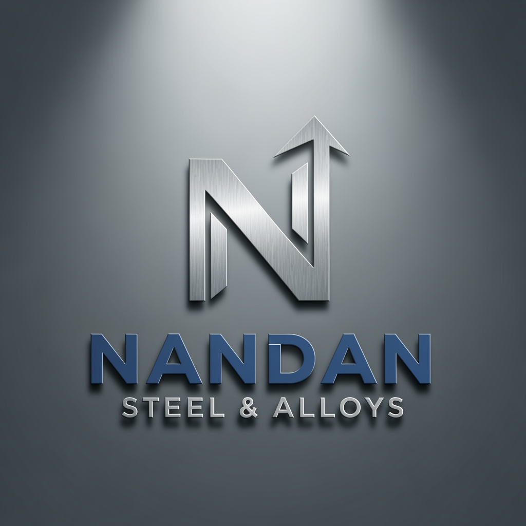 AI Design for NANDAN STEEL & ALLOYS make logo more