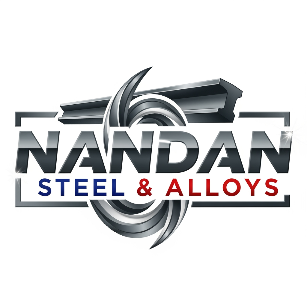 AI Design for NANDAN STEEL & ALLOYS make logo more