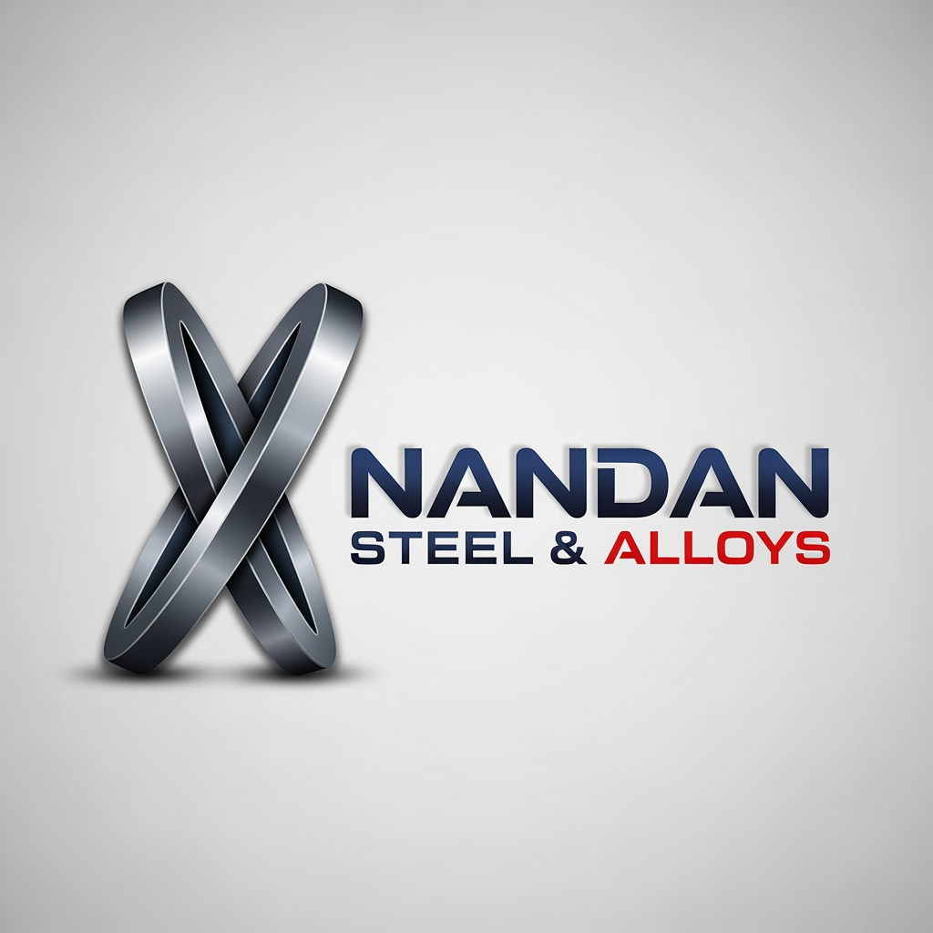 AI Design for NANDAN STEEL & ALLOYS make logo more