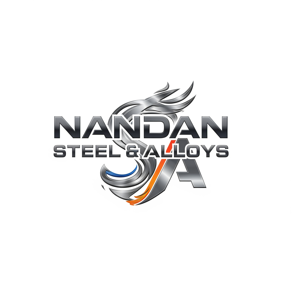 AI Design for NANDAN STEEL & ALLOYS make logo more