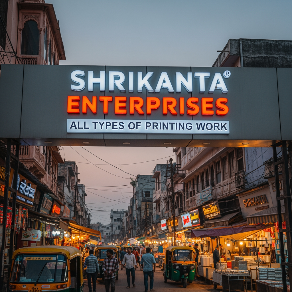 AI Design for Shrikanta enterprises all types of printing work