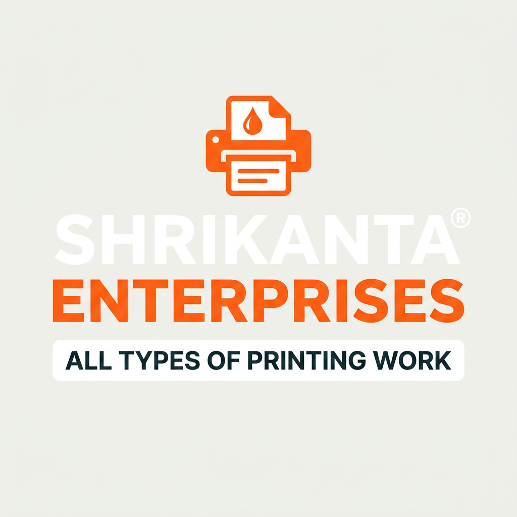 AI Design for Shrikanta enterprises all types of printing work only logo victor image