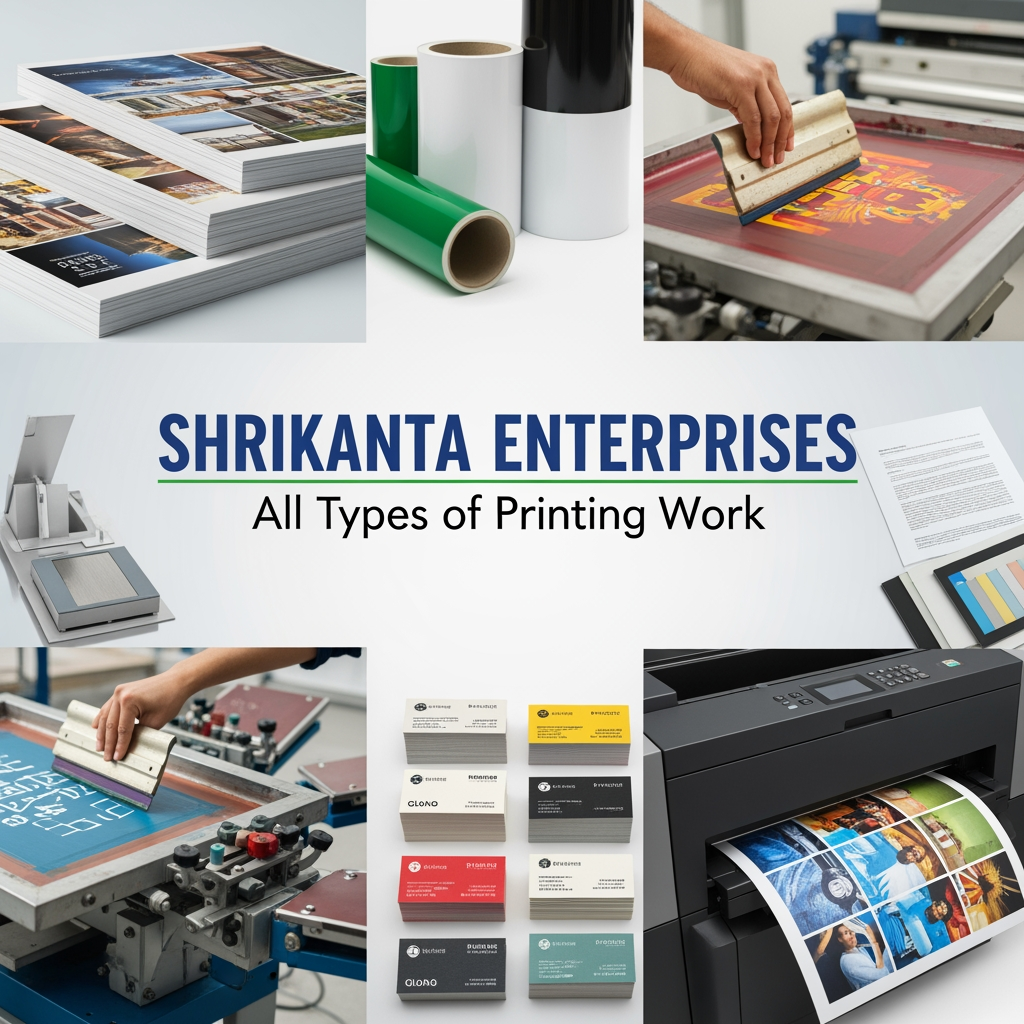 AI Design for Shrikanta enterprises all types of printing work