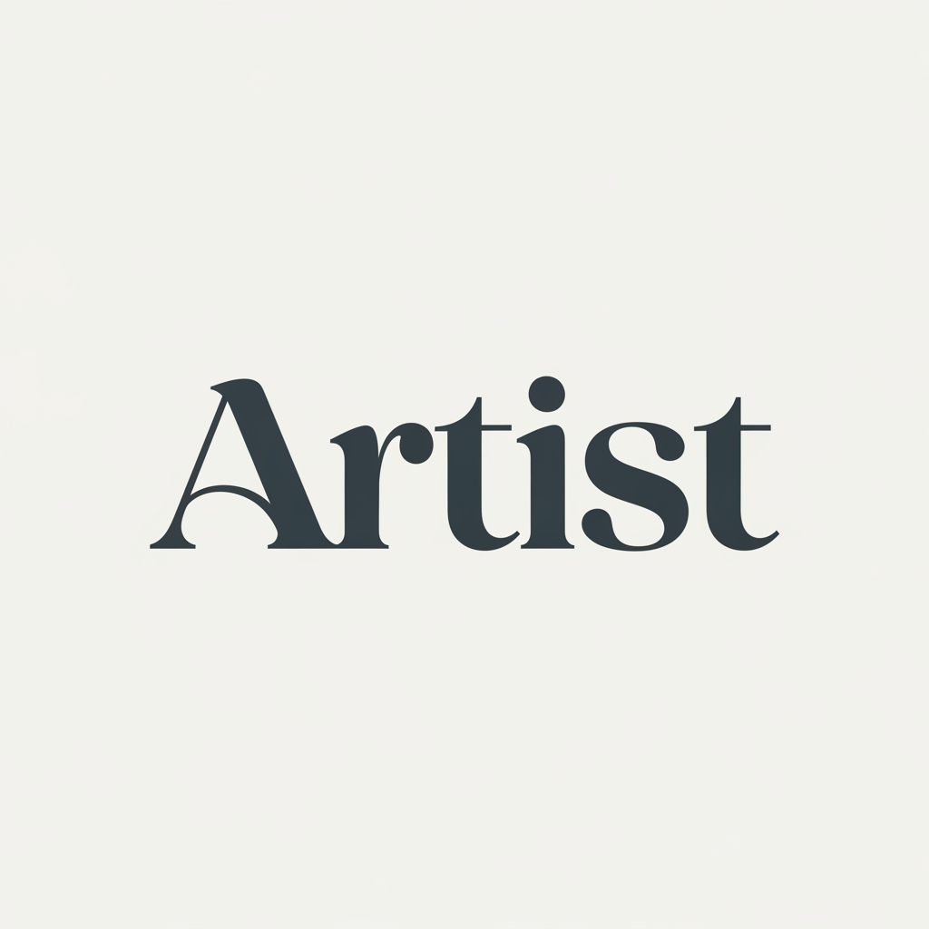 AI Design for make a logo
"Artist" simple and smooth but still typography