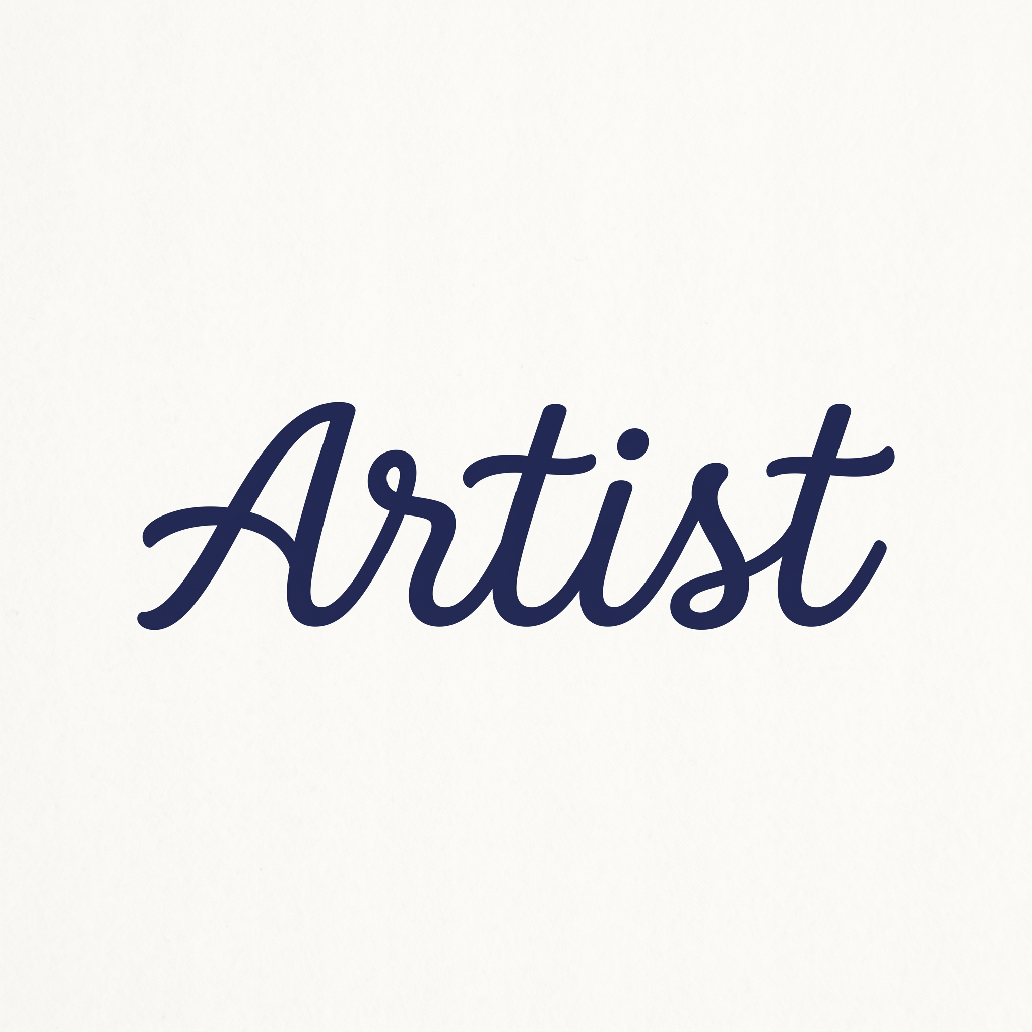 AI Design for make a logo
"Artist" simple and smooth but still typography