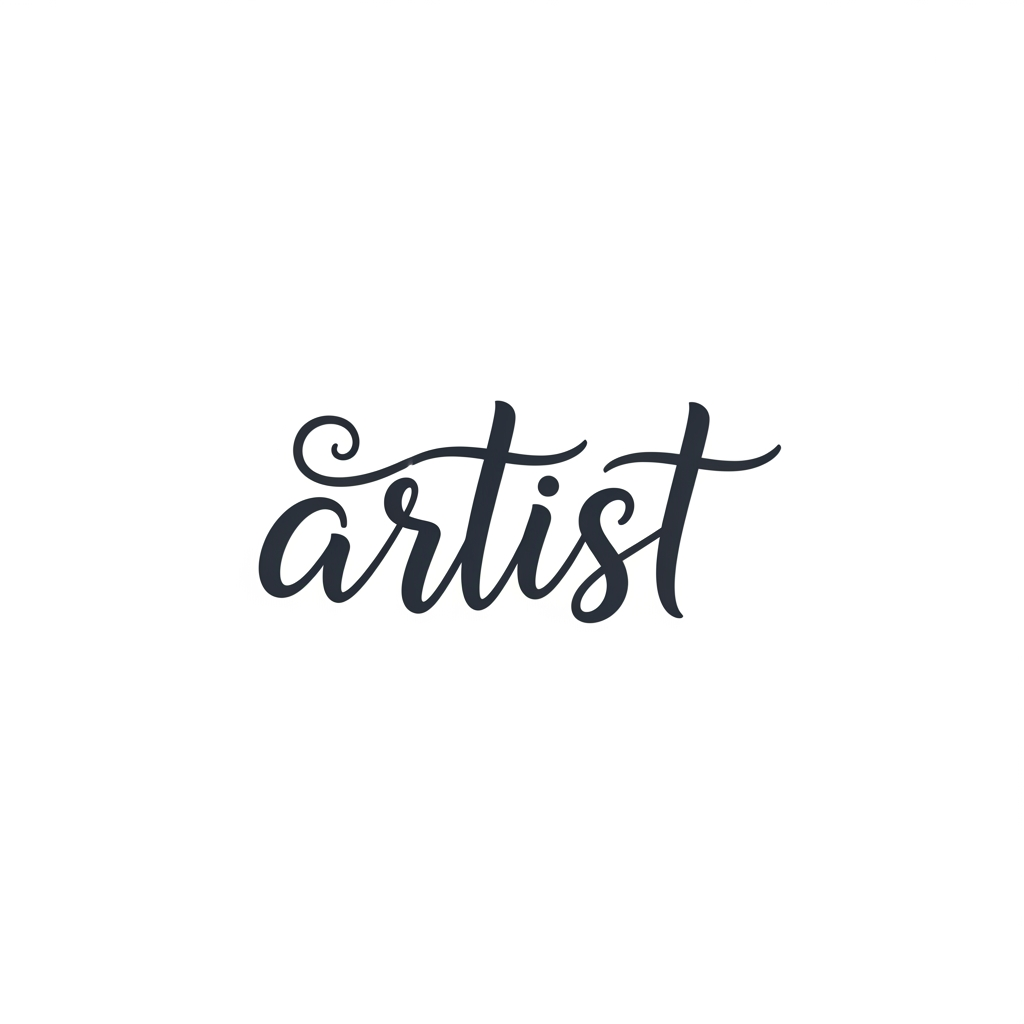 AI Design for make a logo
"artist" simple and smoth but looking beautiful