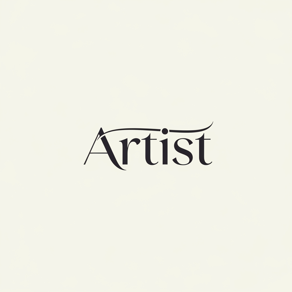 AI Design for make a logo
"Artist" simple and smooth but still typography