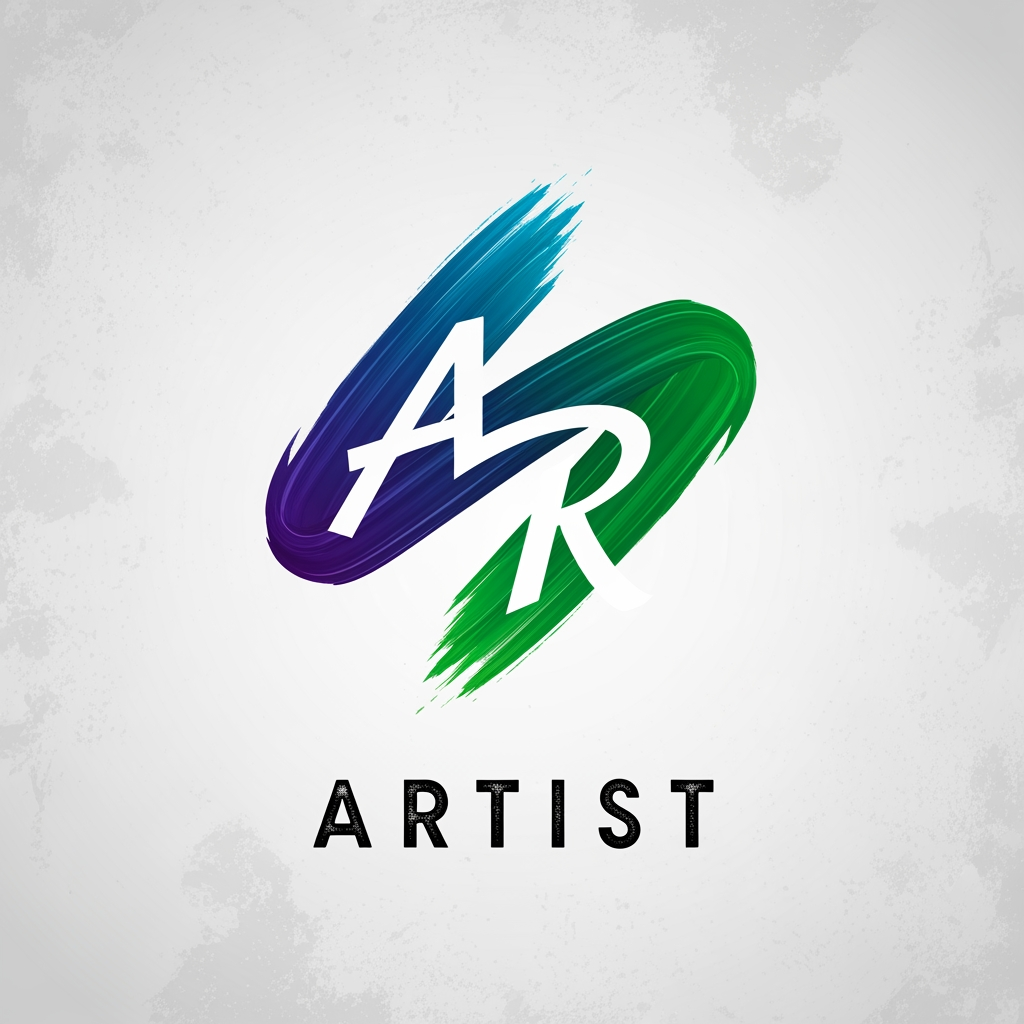 AI Design for make a logo artist look cool good and beautiful and