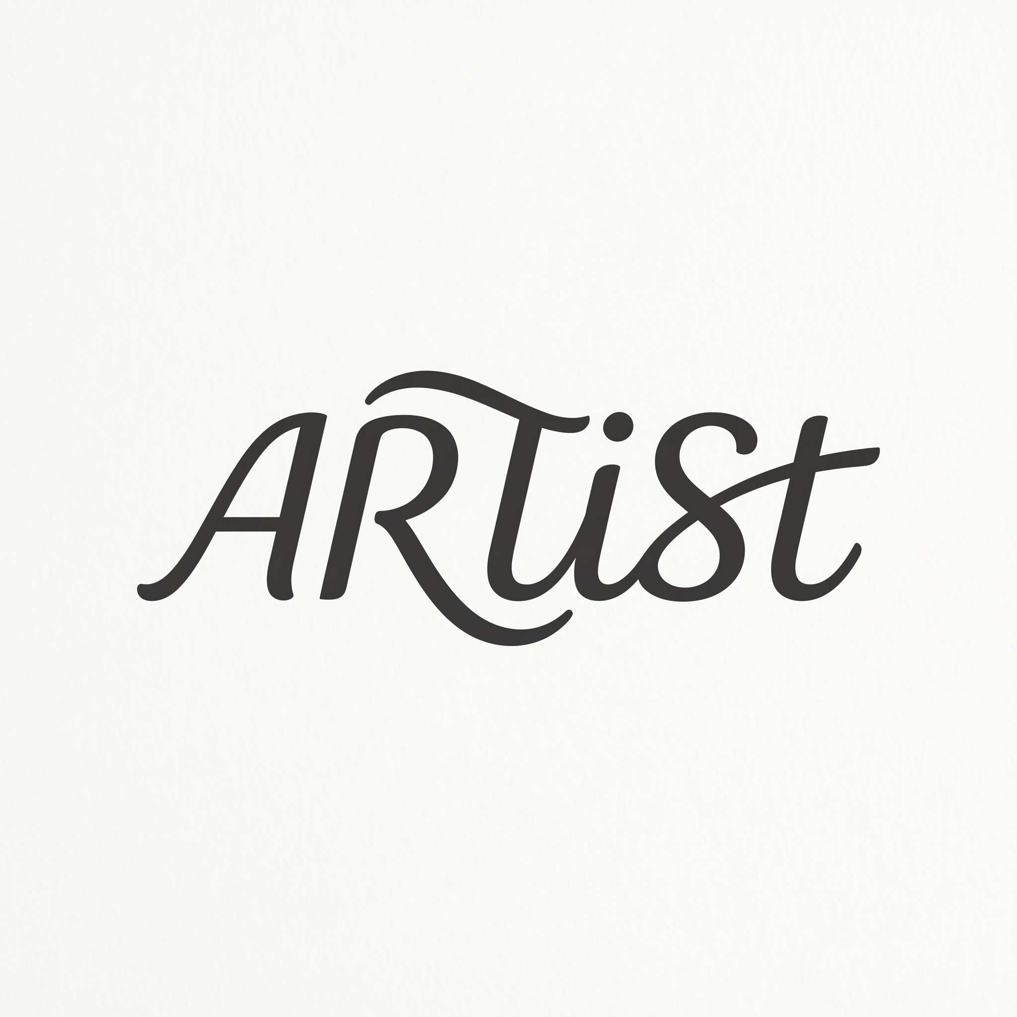 AI Design for make a logo
"Artist" simple and smooth but still typography
