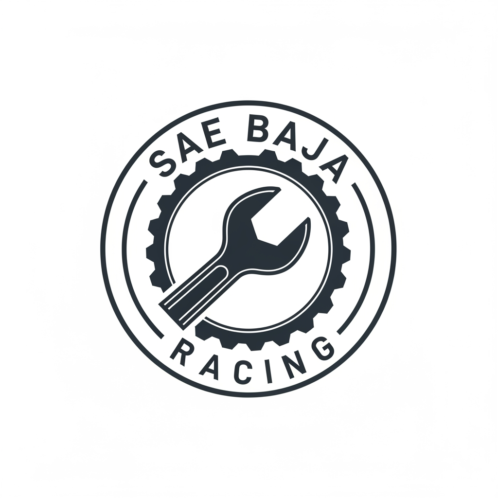 AI Design for Remove SAE BAJA 2027 from logo and make look more clear and simple