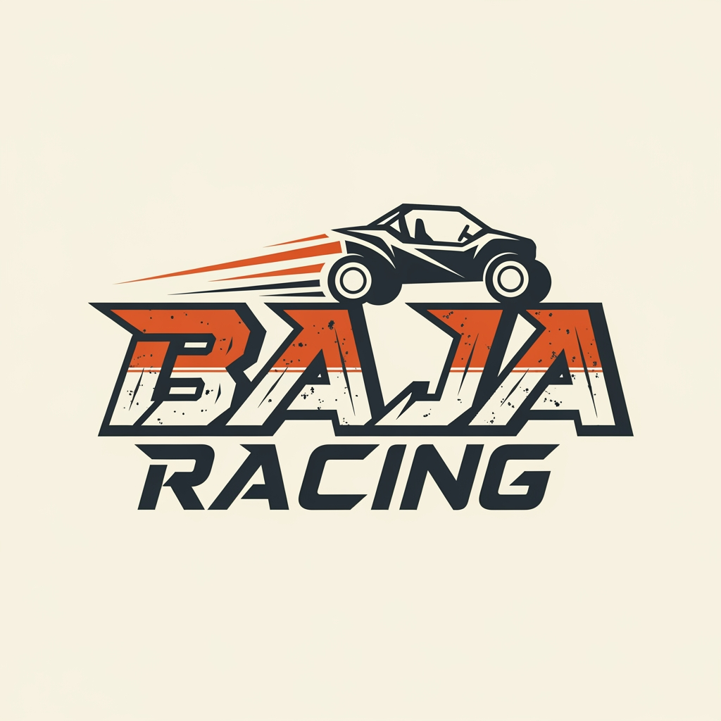 AI Design for Remove SAE BAJA 2027 from logo and make look more clear and simple
