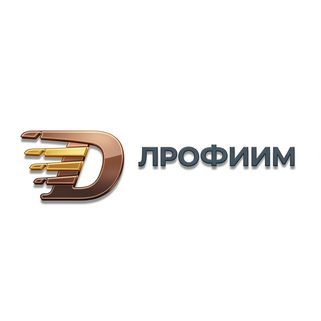 AI Design for Вариант 1: Попытка сгенерировать всё вместе (Иконка + Текст)
Этот промпт задает горизонтальную композицию на белом фоне и просит нейросеть вывести текст справа от иконки.

/imagine prompt: A premium 3D corporate logo on a pure white background. Horizontal layout. On the left: a dynamic 3D icon of the letter "D" with sleek swept-back wings, rendered in polished metallic bronze and gold with realistic bevels and embossed depth. On the right: the bold typography "ДОНТРАНССЕРВИС" in a matching metallic golden sans-serif font. High-end industrial and logistics emblem style, studio lighting, photorealistic, professional branding --v 6.0 --style raw

Вариант 2: Выверенный профессиональный подход (Только иконка)
Этот промпт сгенерирует идеальный, чистый золотой/бронзовый 3D-знак на белом фоне без мусорного текста, чтобы ты мог сам собрать финальный логотип.

/imagine prompt: A premium 3D corporate logo icon of a dynamic letter "D" with sleek swept-back wings or speed lines. Rendered in heavy, polished metallic bronze and gold with realistic bevels, bright highlights, and embossed 3D depth. Completely isolated on a pure white background. High-end automotive and heavy industry emblem style, cinematic studio lighting, photorealistic 8k, highly detailed metal texture --no text, typography, fonts, letters below or around the icon --v 6.0 --style raw

Совет по шрифту для самостоятельной сборки: Когда будешь приписывать «Донтранссервис» справа от золотой иконки, используй строгие геометрические шрифты без засечек, но с характером. Отлично подойдут Montserrat (жирное начертание) или Golos Text. Пиши текст темно-графитовым цветом (#2B2B2B) или подбери пипеткой самый темный бронзовый оттенок с самой иконки — логотип сразу будет выглядеть как цельный, дорогой бренд.