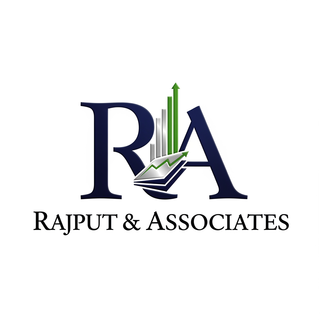 AI Design for I am Cost Accountant by profession working since last 15 + Years. My Firm Name is Rajput & Associates, I work in Cos Audit, Costing, Accounting, Taxation , Project Loan matters. I need to create logo for my Firm.