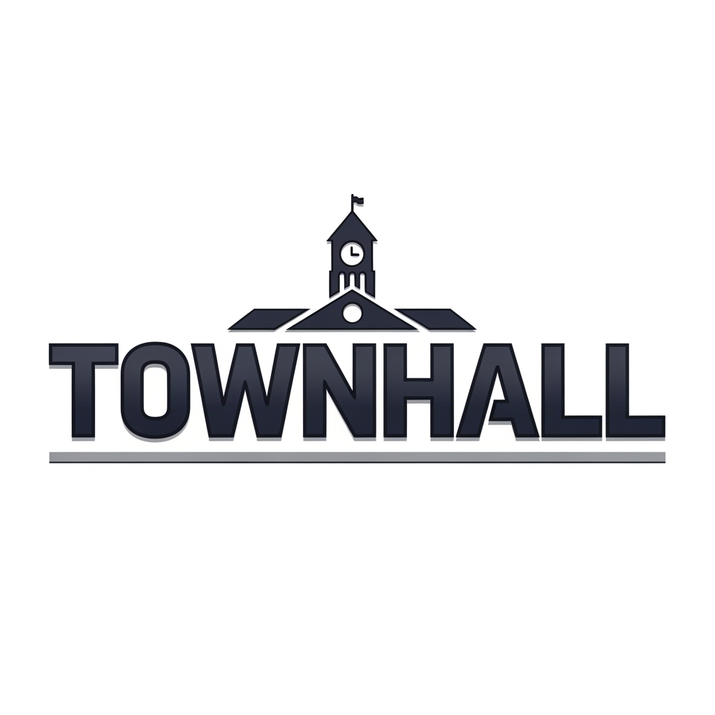 AI Design for TOWNHALL logo make bold