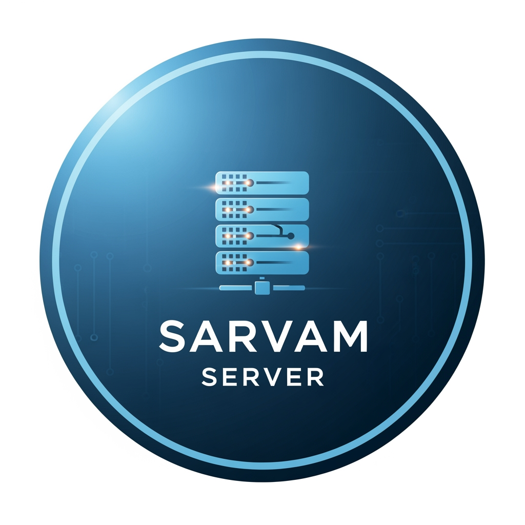 AI Design for LOGO FOR SARVAM SERVER