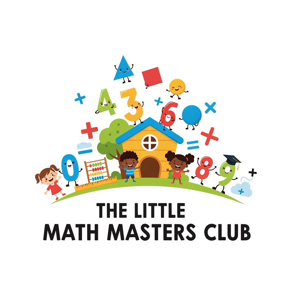 AI Design for i want to make a logo for my business which a tutoring business for math class whose name is the little math masters club, it should be colourful, engaging and add a little element of math
