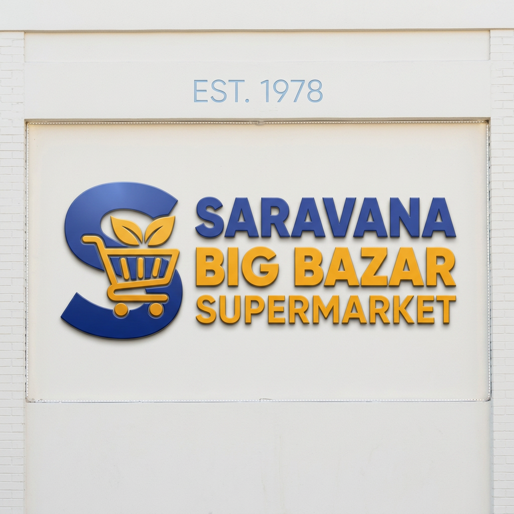 AI Design for use the color theme for logo. create logo for Supermarket as standard logo