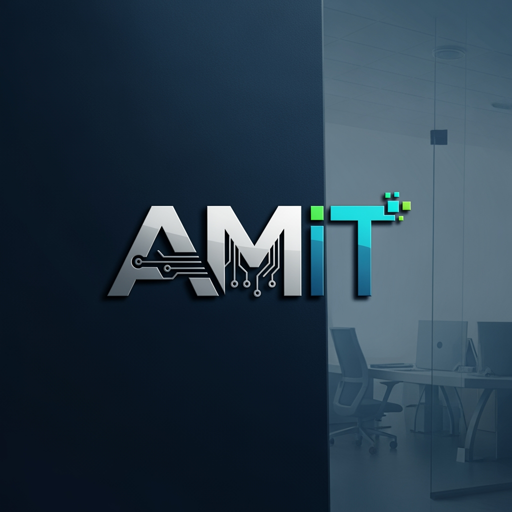 AI Design for Create a LOGO of AM IT