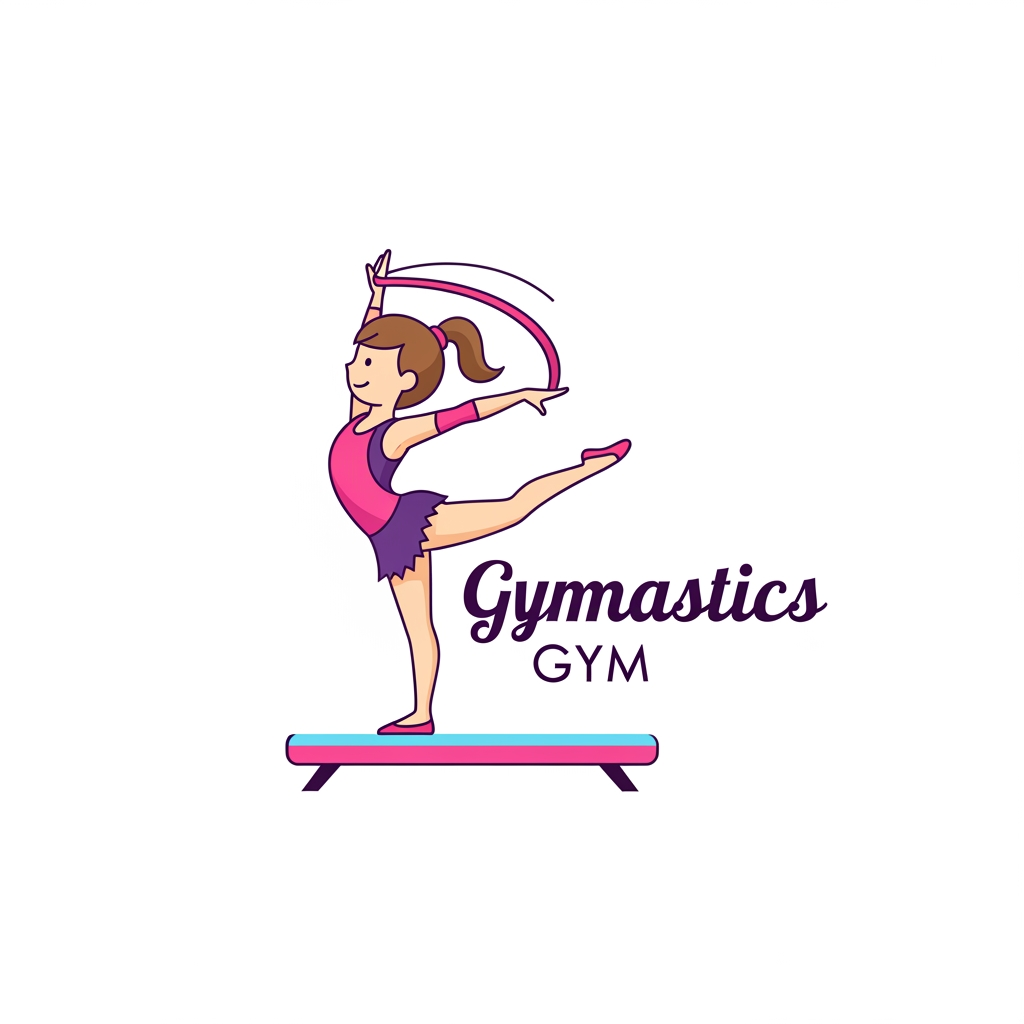 AI Design for Logo d'un petite fille qui fait de la gym à 11 ans