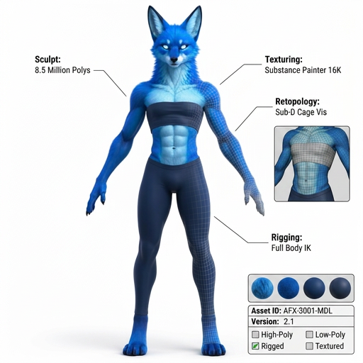 AI Design for a 3d model base on that