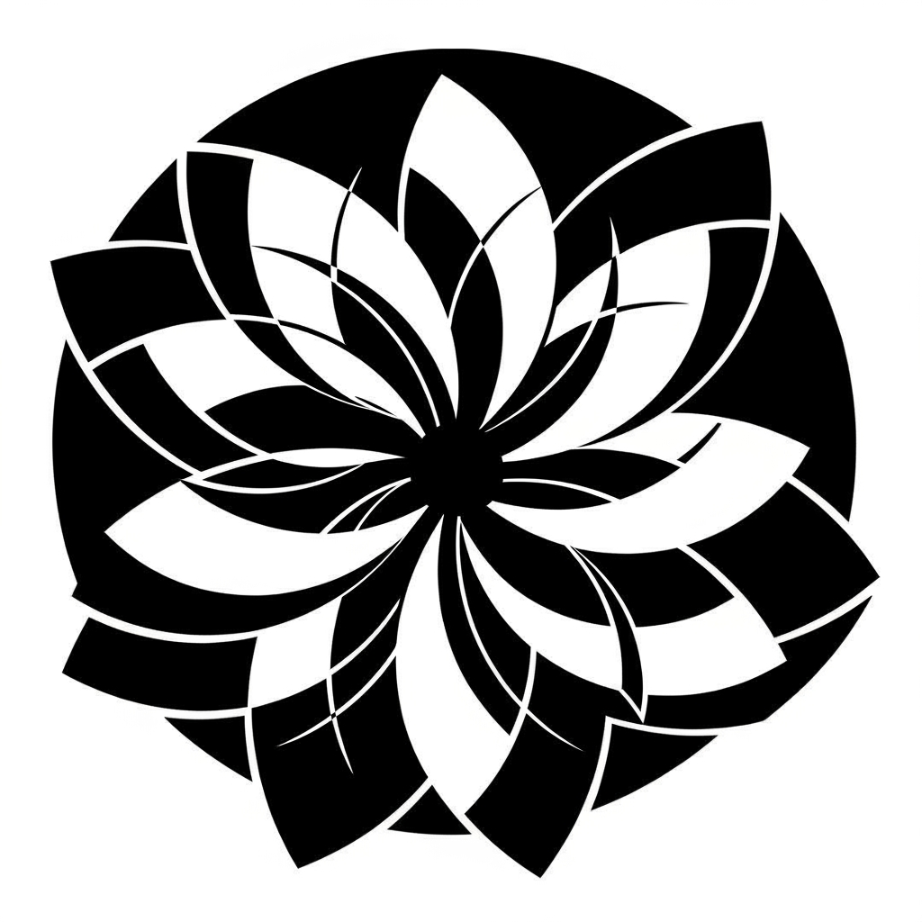 AI Design for ce logo mais en noir et blanc