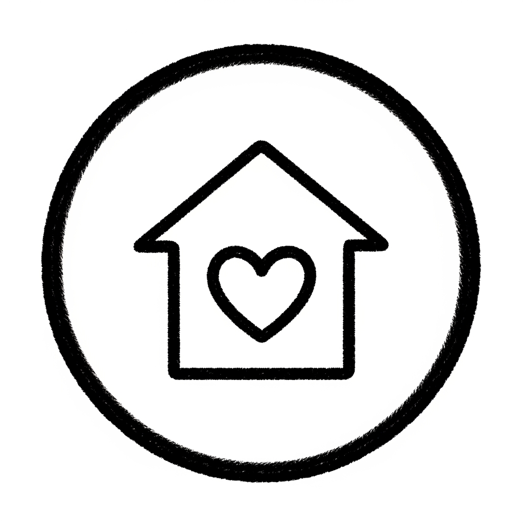 AI Design for peut tu me mettre un cercle autour du pictogramme que je vais t'envoyer en noir et blanc