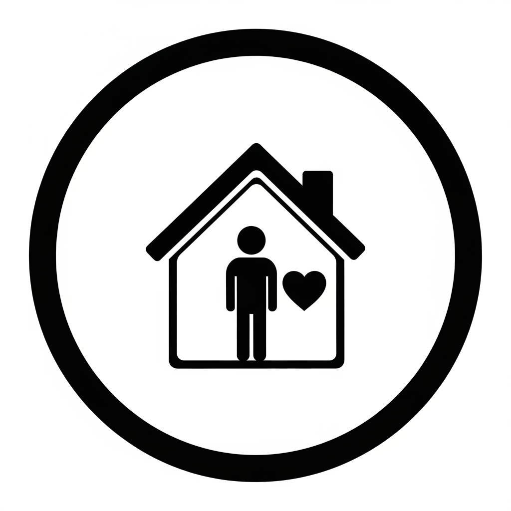 AI Design for peut tu me mettre un cercle autour du pictogramme que je vais t'envoyer en noir et blanc