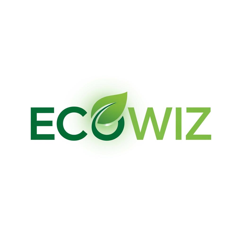 AI Design for i want to make logo on ecowiz provide 7 logos