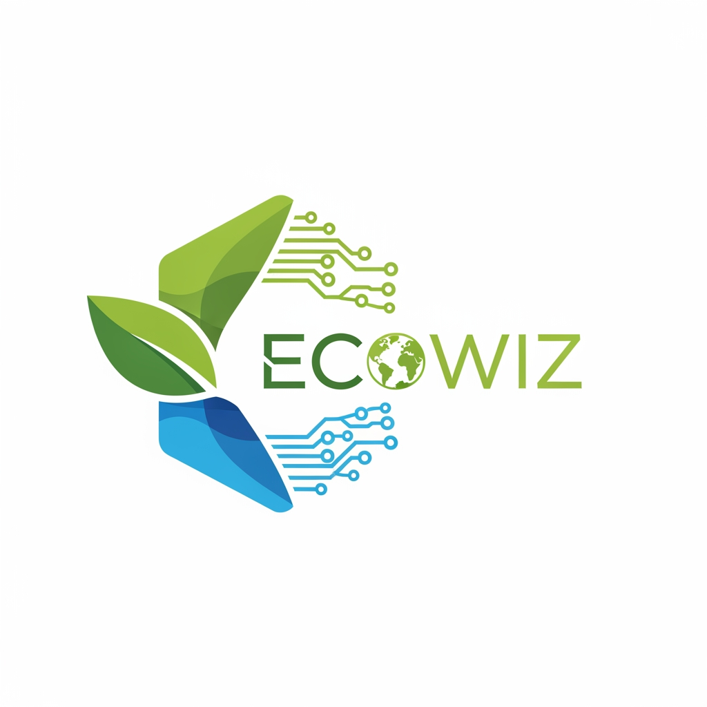 AI Design for i want to make logo on ecowiz provide 7 logos