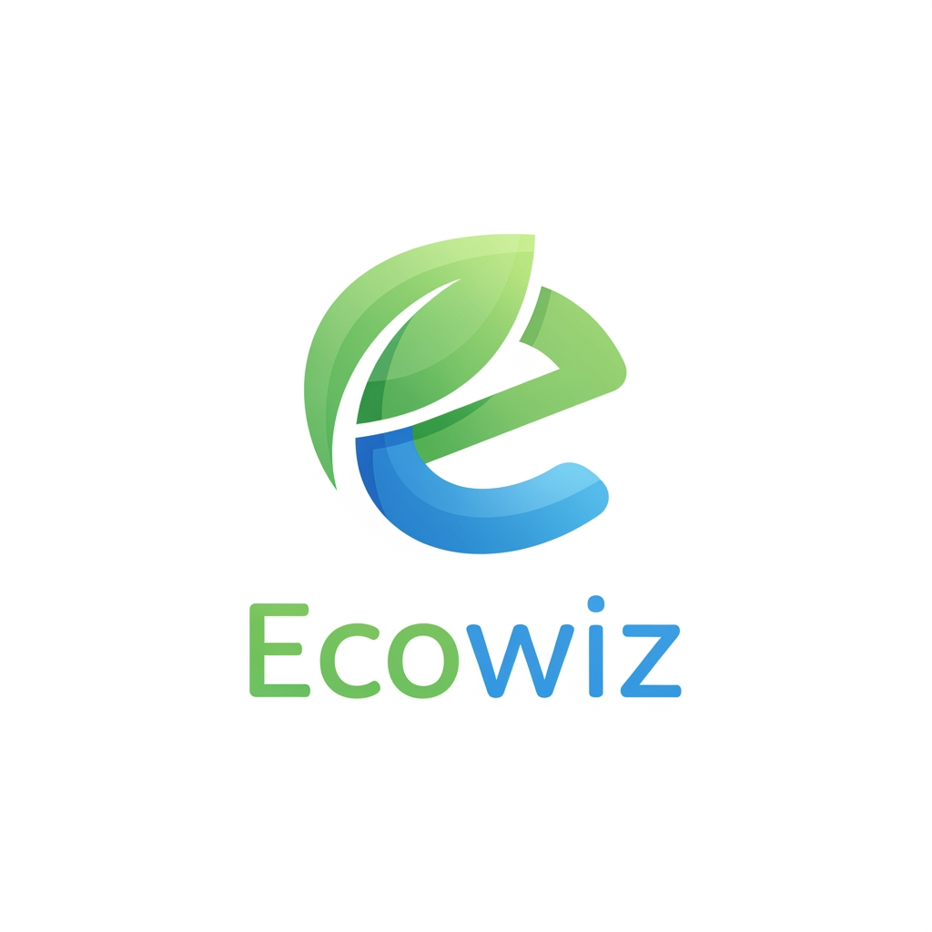 AI Design for i want to make logo on ecowiz provide 7 logos