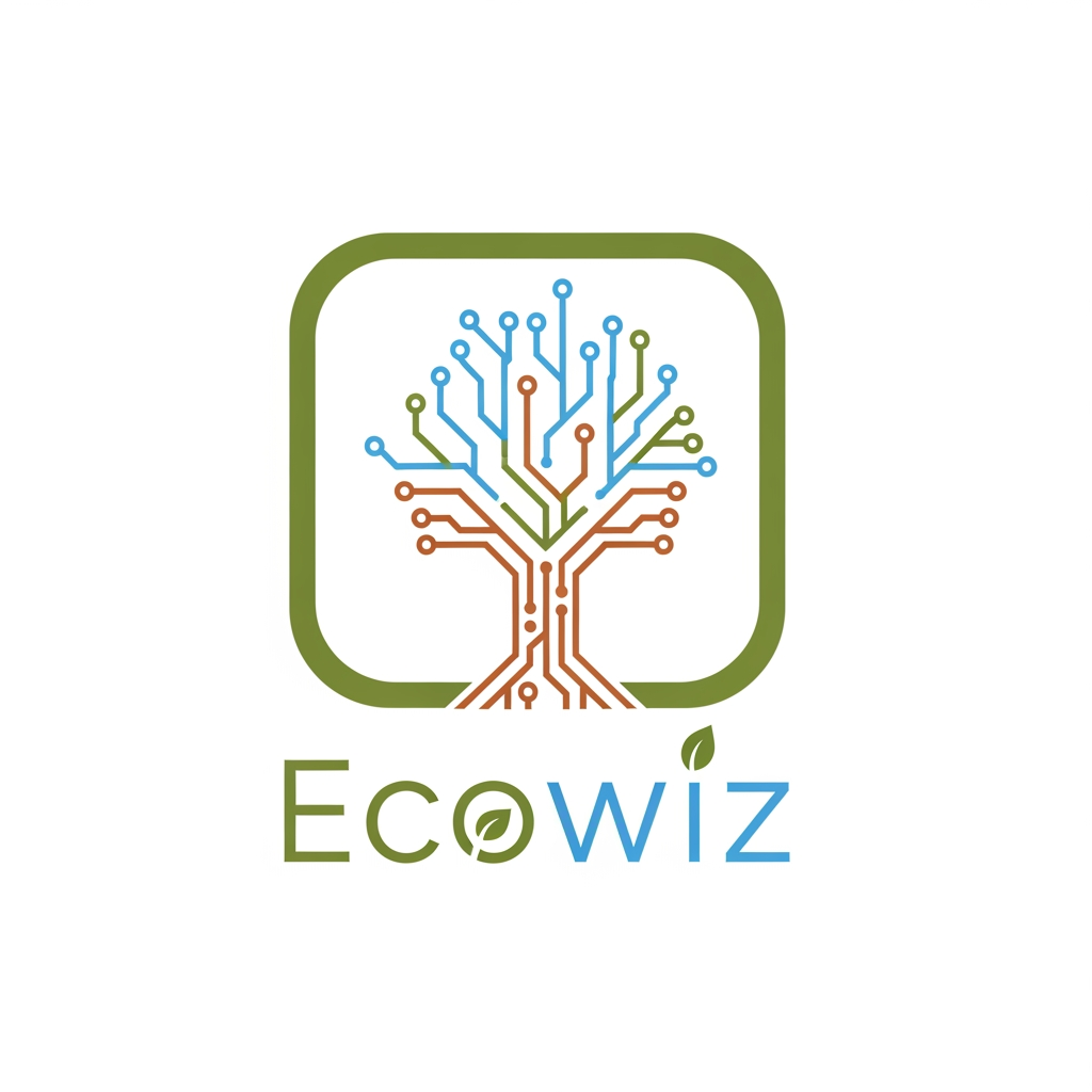AI Design for i want to make logo on ecowiz provide 7 logos