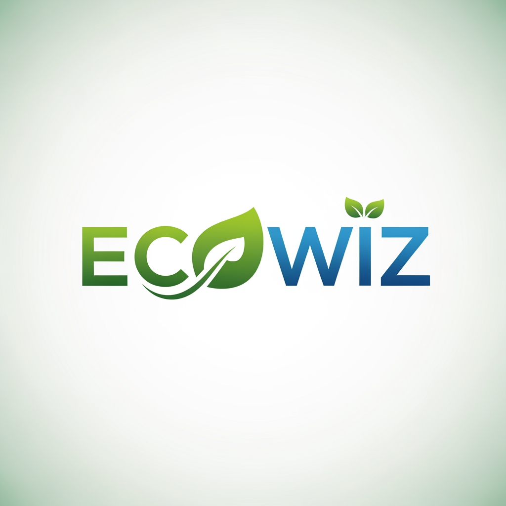 AI Design for i want to make logo on ecowiz provide 7 logos