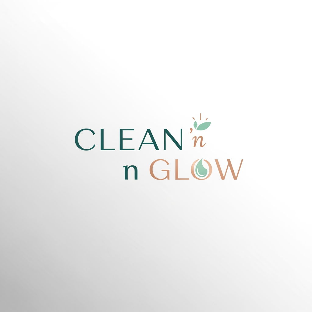AI Design for Logo design for "Clean n Glow" skin care brand.  
Style: Minimal, modern, and elegant.