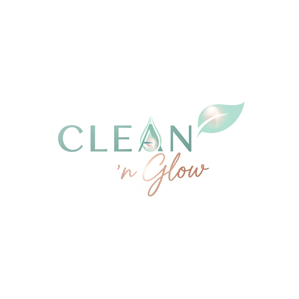 AI Design for Logo design for "Clean n Glow" skin care brand.  
Style: Minimal, modern, and elegant.