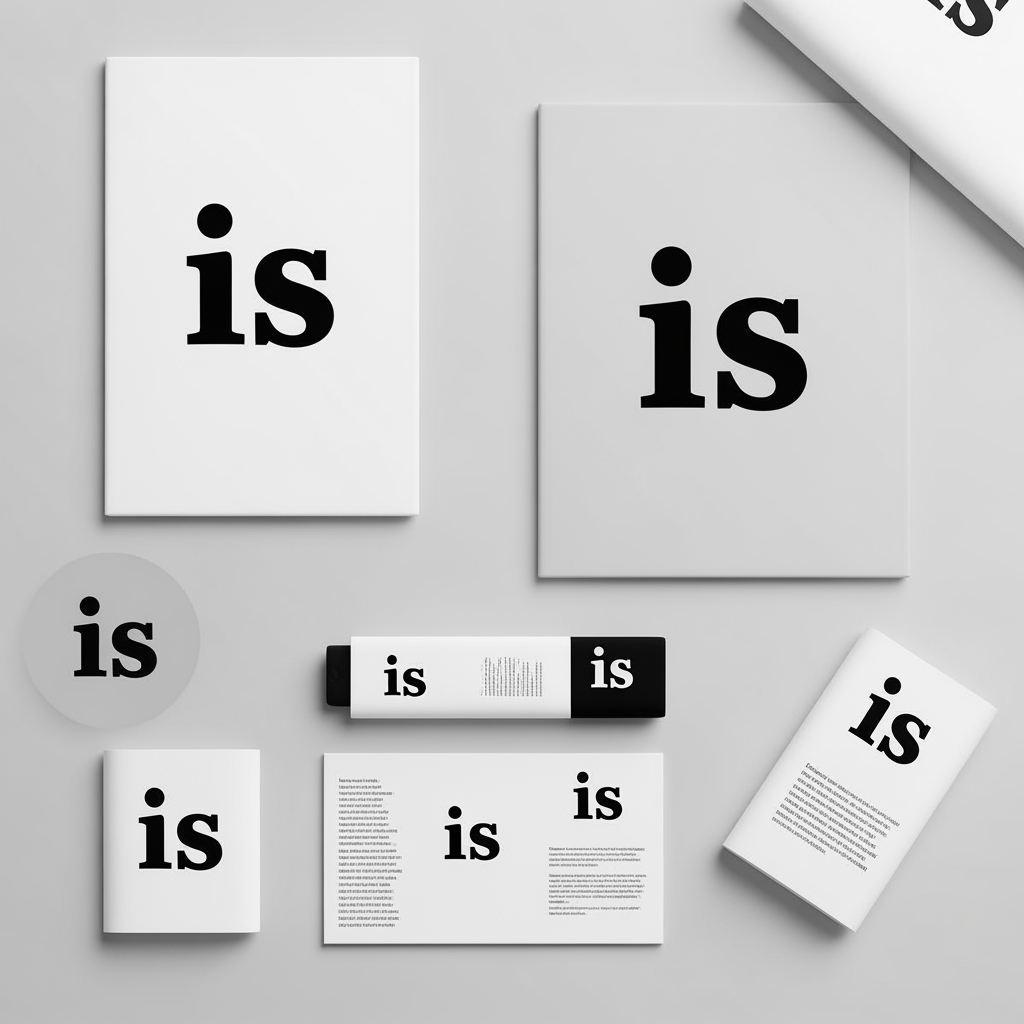 AI Design for is logo ki complete branding bana k do 
With Mockup