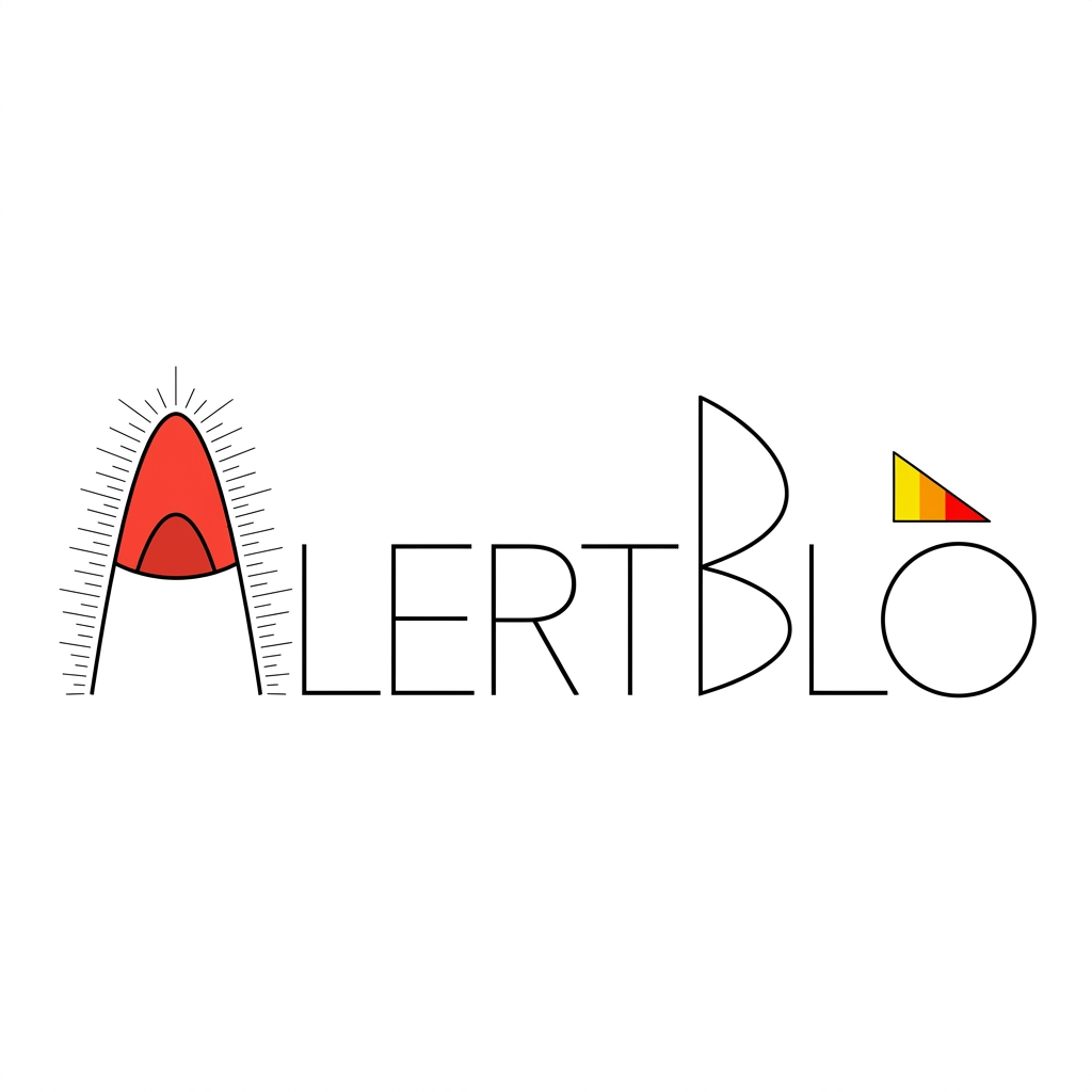 AI Design for Realiza el primer logo de nuevo, añadiendo lineas en la a para enfatizar que es una alarma. Mantén la letra a en la misma linea que el logo y realizalo de manera minimalista sin rubrayar