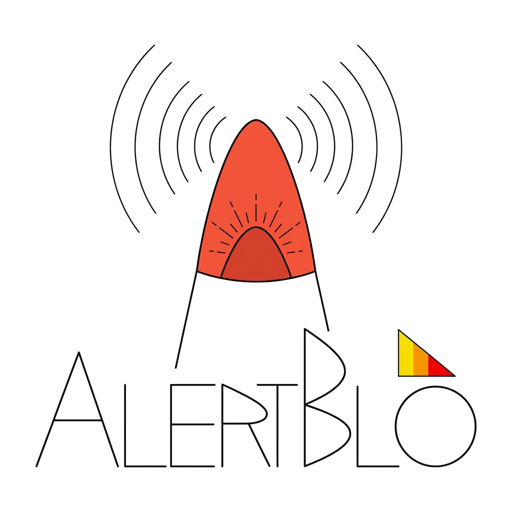 AI Design for Realiza el primer logo de neuvo, añadiendo lineas en la a para enfatizar que es una alarma