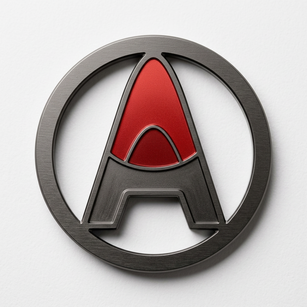 AI Design for Realiza un logo circular minimalista con solo la primera letra del titulo